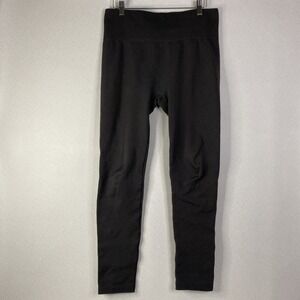 Textured‎ High Waist Leggings Women's Large Sculpt Compression Tummy Control EUC